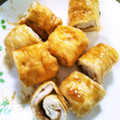 エミリー1967's cooksnap of when they made 節約おかず♡ちくわと油揚げのクルクル巻き.