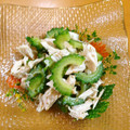 ゆすひと's cooksnap of when they made ゴーヤとささみ.