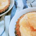 ♪みぃ～♪♪'s cooksnap of when they made ビニール袋で簡単♥梨のカスタードタルト.