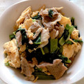 クックM4R6B8☆'s cooksnap of when they made 豚こまと小松菜卵の簡単煮.