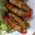 かいたまま's cooksnap of when they made 焼肉のタレで！簡単ピーマン肉巻き.