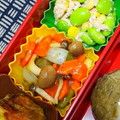 nosso's cooksnap of when they made 簡単♪きのことピーマンの甘酢餡掛け炒め！.