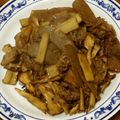 減塩パパ's cooksnap of when they made **牛肉ごぼう舞茸こんにゃくの甘辛煮**.