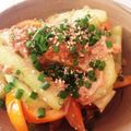 eriko720's cooksnap of when they made 地きゅうりとパプリカ、ツナのオイマヨ炒め.