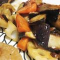 スミレの花の砂糖漬け's cooksnap of when they made 根菜なすの甘辛☆絡め.