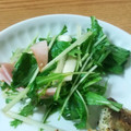 もんちもんち's cooksnap of when they made ハムと水菜と長芋のさっぱりサラダ.