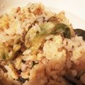 おねぎねぎ's cooksnap of when they made シンプルな✨鮭レタス炒飯✨.