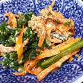 卵せんべい's cooksnap of when they made 簡単1品☆ツルムラサキと人参の胡麻マヨ.