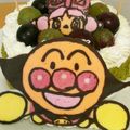 nansan3's cooksnap of when they made キャラケーキ（アンパンマン）.
