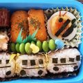 クックM1GGIJ☆'s cooksnap of when they made お弁当やサラダにゆで卵でミツバチさん♪.