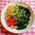 宝美空's cooksnap of when they made わかめと天かすの冷やしぶっかけ…うどん.