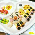 干芋くん's cooksnap of when they made キャラ弁に〜電車でお出かけアンパンマン〜.
