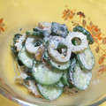 さとみわ's cooksnap of when they made きゅうりとちくわのサラダ.