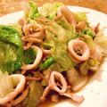 NOーKA's cooksnap of when they made レタスと小イカの中華風炒め.