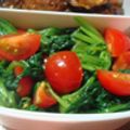 くっくのん's cooksnap of when they made 爽やかに♪ほうれん草とトマトの和え物.