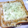 LeoRyu's cooksnap of when they made ガーリックがきいてる☆ツナトースト☆.