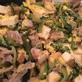 ayumi84's cooksnap of when they made 厚揚げとゴーヤの味噌チャンプル.