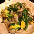 じんとっと's cooksnap of when they made シイタケも入れてみてね♪豚肉にら卵炒め～.