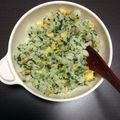 yuppi29's cooksnap of when they made 離乳食【後期】ほうれん草の炒飯☆.