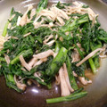 まいつか's cooksnap of when they made 菊菜とエノキの和え物.