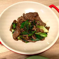 Vegetarin's cooksnap of when they made ☆牛肉と白ネギのオイスターソース炒め☆.