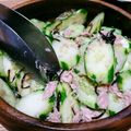 和音モア's cooksnap of when they made きゅうりとツナのゴロゴロサラダ.