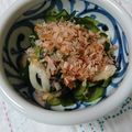 イチゴ、イチゴ。's cooksnap of when they made きゅうり・竹輪の鰹ふりかけ和えサラダ.