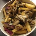 yuuchiiiii's cooksnap of when they made 胡麻たっぷり♡薩摩芋と舞茸のきんぴら.