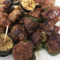 jcobssss's cooksnap of when they made 照り焼き風☆ピーマンのチーズ入り肉詰め.