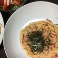aym1223's cooksnap of when they made 簡単！ガリマヨで安もん明太子の絶品パスタ.