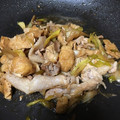 クックP9XMDL☆'s cooksnap of when they made 油揚げと豚肉の甘辛炒め.