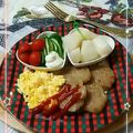 sakuraロゼット's cooksnap of when they made 朝食に簡単☆スクランブルエッグ.
