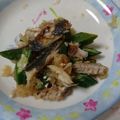 イチゴ、イチゴ。's cooksnap of when they made 干しカレイとオクラのおろしあえ♪.