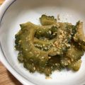 hafsia's cooksnap of when they made ゴーヤの常備菜★冷蔵庫で5日持ちます.