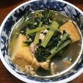 イヌチン's cooksnap of when they made 小松菜と厚揚げの煮物.