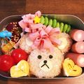 クックCHF9PZ☆'s cooksnap of when they made 簡単キャラ弁リラックマ弁当.