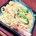 クック1LIJZ6☆'s cooksnap of when they made 旨味たっぷり、赤エビとニンニクのパスタ.
