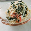 ばななちゃん538's cooksnap of when they made 簡単！わかめとカニカマのマヨ春雨サラダ.