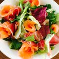 ｱｲﾊﾅ's cooksnap of when they made 生ハムとサーモンで母の日♡ブーケサラダ.