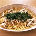 こじろうこたろう's cooksnap of when they made ササミ☆大葉☆梅☆パスタ☆簡単☆美味しい.