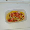 サあヤ's cooksnap of when they made ＊パプリカともやしのナムル＊.
