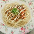 もぐ・ω・くま's cooksnap of when they made ランチに♪キムマヨ納豆うどん！.