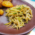 ジョンリークッカー's cooksnap of when they made ✿もやしときゅうりのナムル風✿.