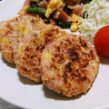 ooゆなoo's cooksnap of when they made 魚肉ソーセージと豆腐のハンバーグ.
