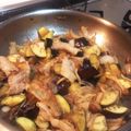 はる★そら's cooksnap of when they made 卵黄とろり♪なすと豚肉のスタミナ丼.