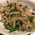 sasakurei's cooksnap of when they made 簡単！味付豚こまのもやしとピーマン炒め.