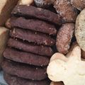 藍川咲's cooksnap of when they made 簡単★サックサクWショコラクッキー.