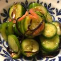 さむたこ's cooksnap of when they made 塩昆布と紅生姜で♪きゅうりの浅漬け.