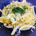 ryu☆ryu's cooksnap of when they made 玉ねぎのカルボナーラ風炒め.