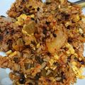 クオーリ's cooksnap of when they made 居酒屋風☆高菜キムチ炒飯.